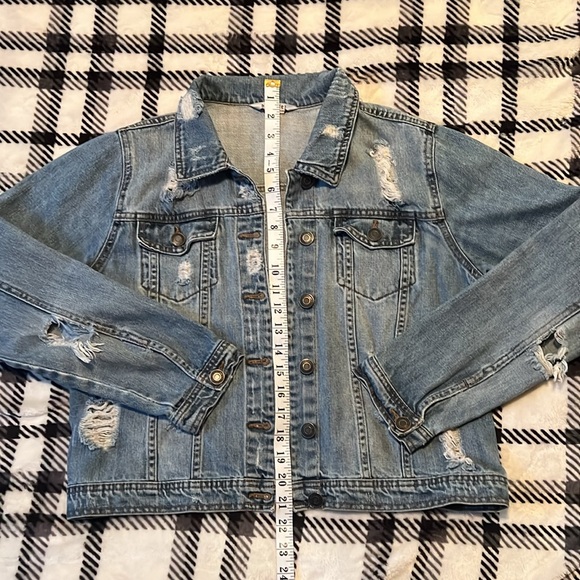 Ripped Jean Jacket - Picture 3 of 6